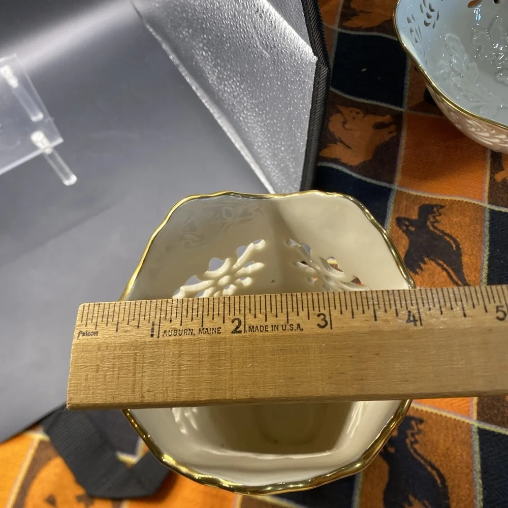 Vintage Lenox Langtry‎ 7 Inch 24K Gold Trim. Made in USA